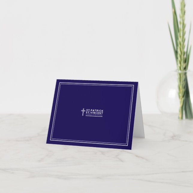 Invitación Masa de graduación católica (Anverso)