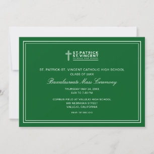 Invitación Masa de graduación católica