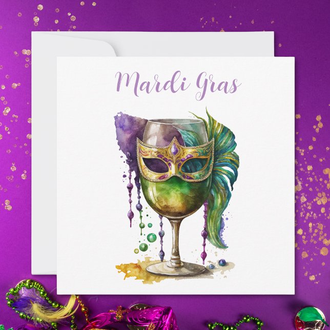 Invitación Máscara de Mardi Gras (Subido por el creador)