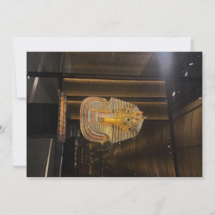 Invitación Máscara dorada de Tutankamón Museo Egipcio, ¡Artef