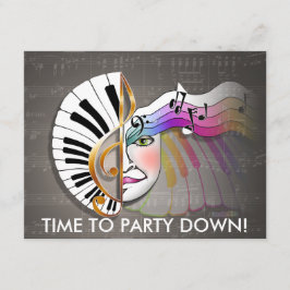 Invitación - Máscara musical