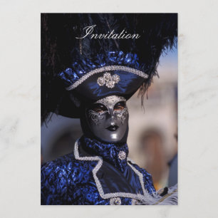 Invitación Máscara veneciana