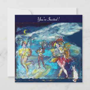 INVITACIÓN MÁSCARA VENECIANA / MÚSICA EN LA NOCHE