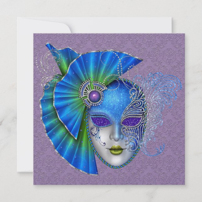 Invitación Mascarada - Evento de Gala - SRF (Anverso)