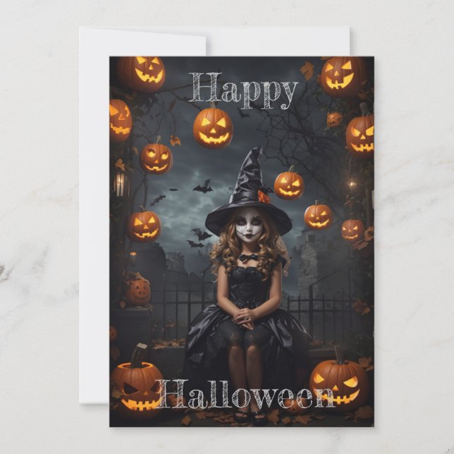 Invitación Mascarada iluminada por la luna: Un encantador asu (Anverso)