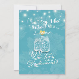 Invitación Mason Jar Floral Serás Mi Boda De La Novia