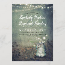 Mason Jar Lights | Jardín Rústico | Boda nocturno