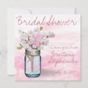 INVITACIÓN MASON JAR WATERCOLOR PINCHA PÁGINA