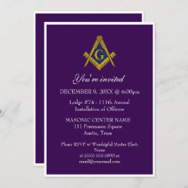 Invitación Masonería Masonería Negra Masónica Púrpura