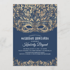 INVITACIÓN MASQUERADE QUINCEANERA 15ª FIESTA DE CUMPLEAÑOS
