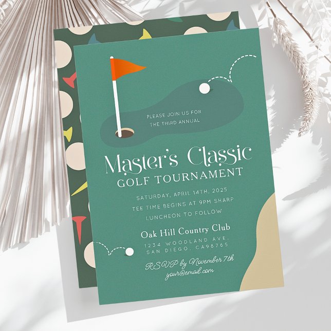 Invitación Master's Classic Golf Tournament (Subido por el creador)