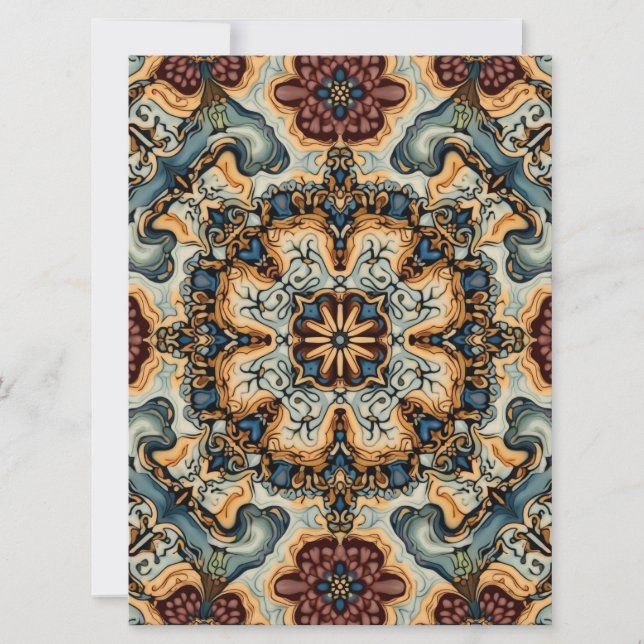 Invitación Mata de picnic de época (Anverso)