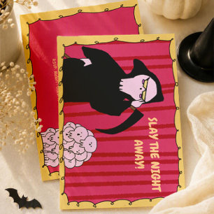 Invitación Mata La Noche Cute Segador Halloween