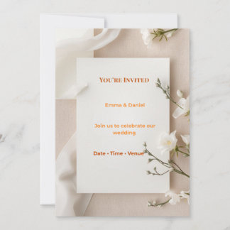 Invitación Matching Wedding Invitation RSVP and Thank You Car