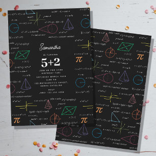 Invitación Matemáticas Ecuaciones matemáticas Fórmulas matemá