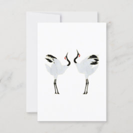 Invitación Mating Cranes