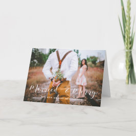 Invitación matrimonial casada y elegante