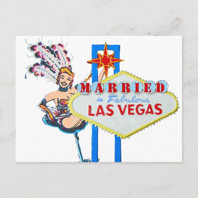 Invitación matrimonial de Las Vegas (Anverso)