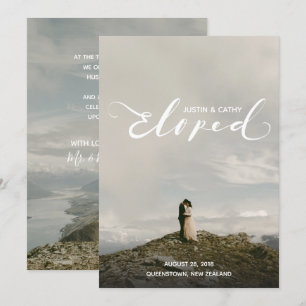 Invitación matrimonial de nombres electos personal