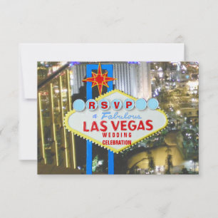 Invitación matrimonial y celebración de Las Vegas