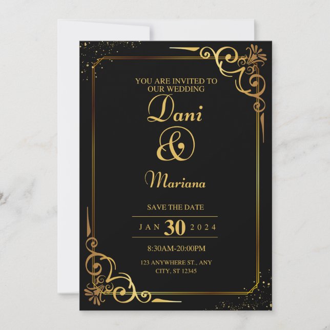 Invitación Matrimonio (Anverso)