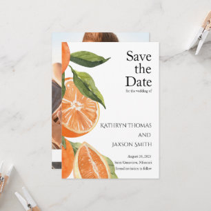 Invitación Matrimonio agrícola italiano salva la fecha