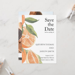 Invitación Matrimonio agrícola italiano salva la fecha