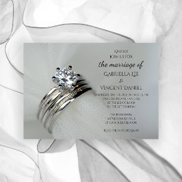 Invitación Matrimonio de anillos bodas
