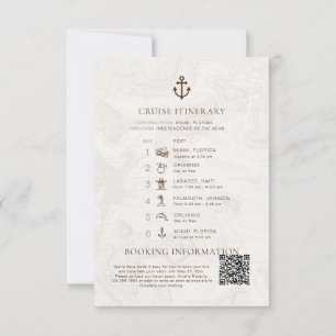 Invitación Matrimonio de destino itinerante
