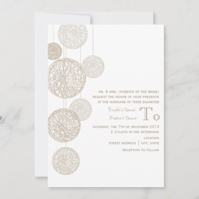 Invitación Matrimonio de gemelos invita a padres de novia (Anverso)