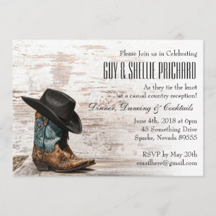 Invitación Matrimonio de país