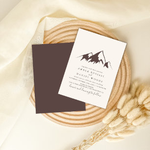 Invitación Matrimonio en el País de Montaña