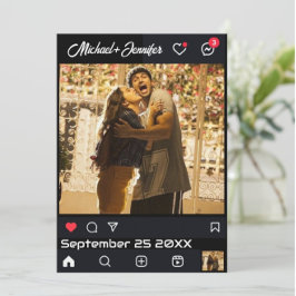 Invitación Matrimonio personalizado inspirado en los medios s