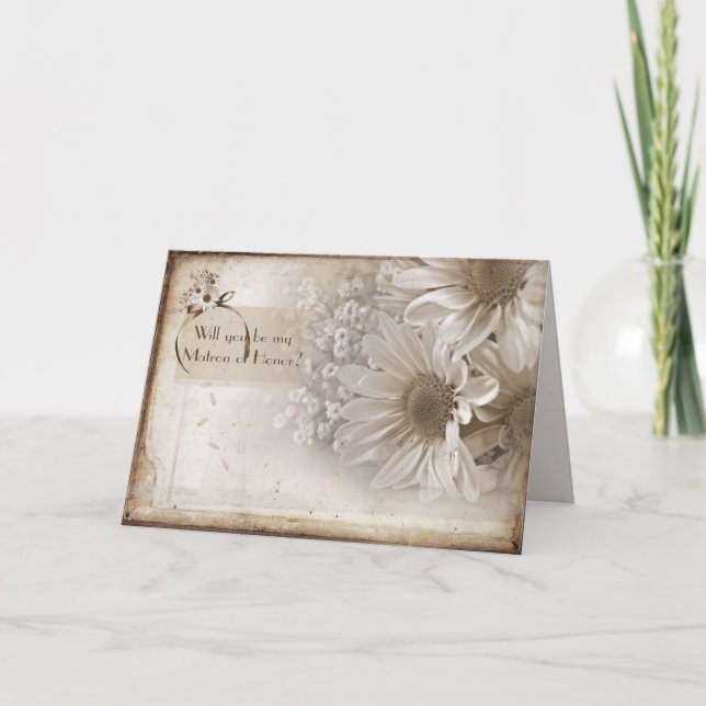 Invitación Matrona de la petición del honor (Anverso)