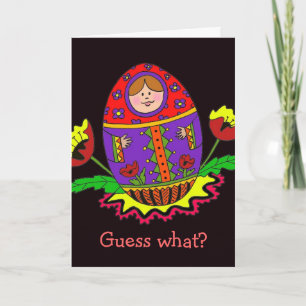 Invitación Matroshka Baby