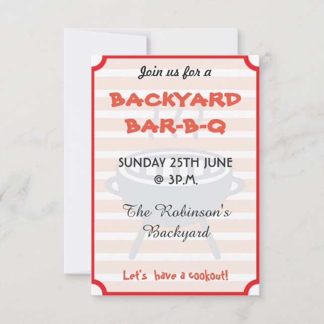 Invitación Matte 3,5" x 5", sobres blancos estándar incluidos (Anverso)