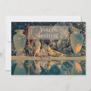 Invitación Maxfield Parrish El Jardín de Alá 1918 Arte Fino
