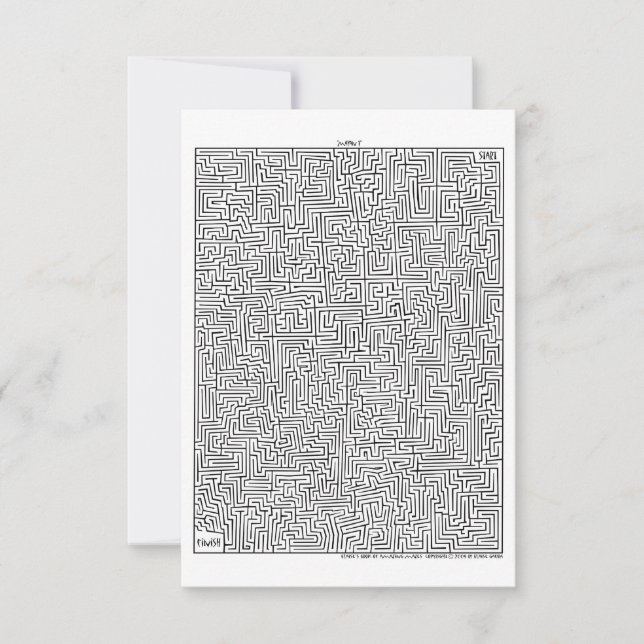 Invitación ¡Mayas 1 asombroso Maze!Invitación (Anverso)