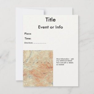 Invitación McKenzie y Moose Ponds, detalles de la montaña McK