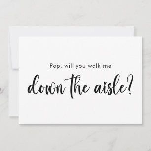 Invitación ¿Me acompañarás al altar? Guión bonito