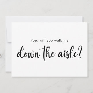 Invitación ¿Me acompañarás al altar? Guión bonito