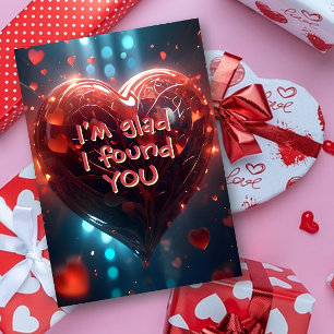 Invitación Me alegro de haberte encontrado San Valentín