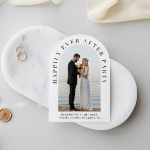 Invitación Me alegro de que el Fiesta Boda del Arco Fotográfi