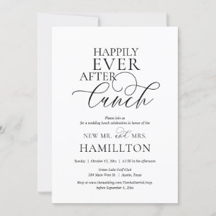 Invitación Me alegro de que haya sido después de la celebraci