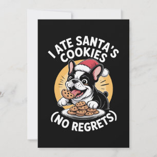 Invitación Me Comí Las Galletas De Santa Sin Remordimientos N