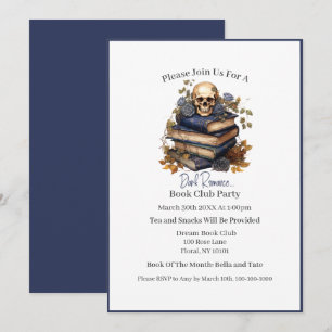 Invitación Me conquistaste con Dark Romance, Club de lectura