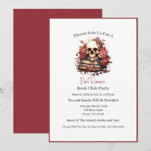Invitación Me conquistaste con Dark Romance, Club de lectura