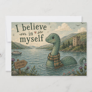 Invitación Me creo un caprichoso Monstruo del Lago Ness