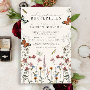 Invitación Me Da Mariposas Boho Bridal Shower