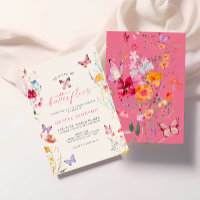 Me Da Mariposas Flores Silvestres Ducha Bridal